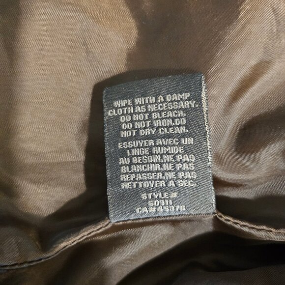 Suzy Shier Women's Brown Faux Cropped Leather Jacket - Size L - Picture 6 of 7